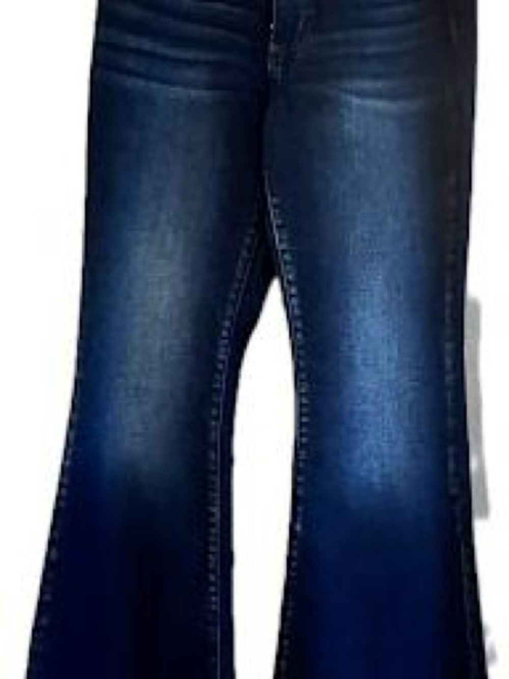 Free People Indigo Flare Wide-Leg Jeans